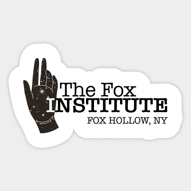 The Fox Institute Sticker by Martin & Brice